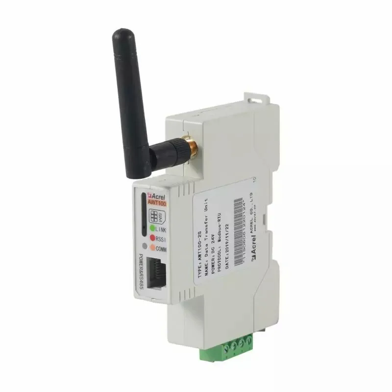 Acrel AWT100 Wireless IOT Smart Gateway LoRaHW/868MHz/923MHz with Rs485 Modbus-RTU MQTT & GPS & power Converter Module