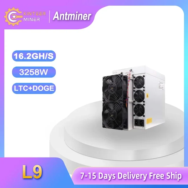 S. FACTORY SALES BUY 5 AND GET 3 FREE NEW Bitmain Antminer L9 Litecoin & Dogecoin Miner 16.2Gh/s