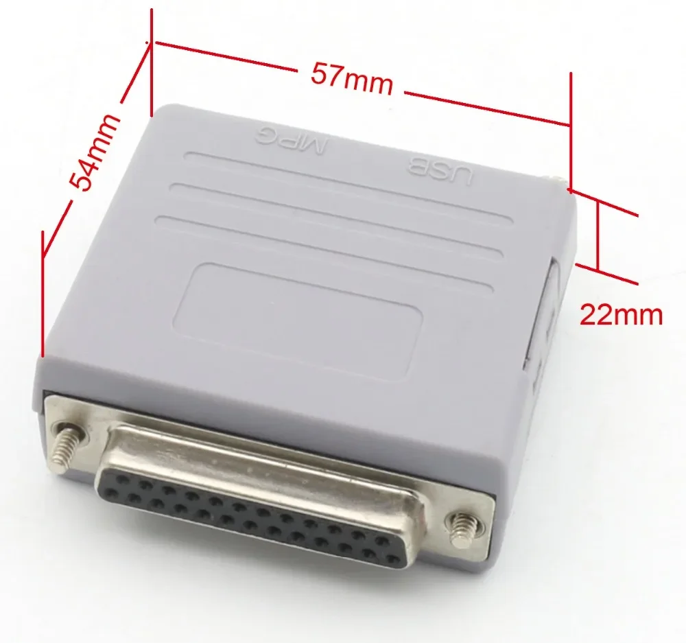 NC200 USB Adapter Controller, 200kHz LPT Parallel to USB, Suitable for Mach3 CNC Control Applications.