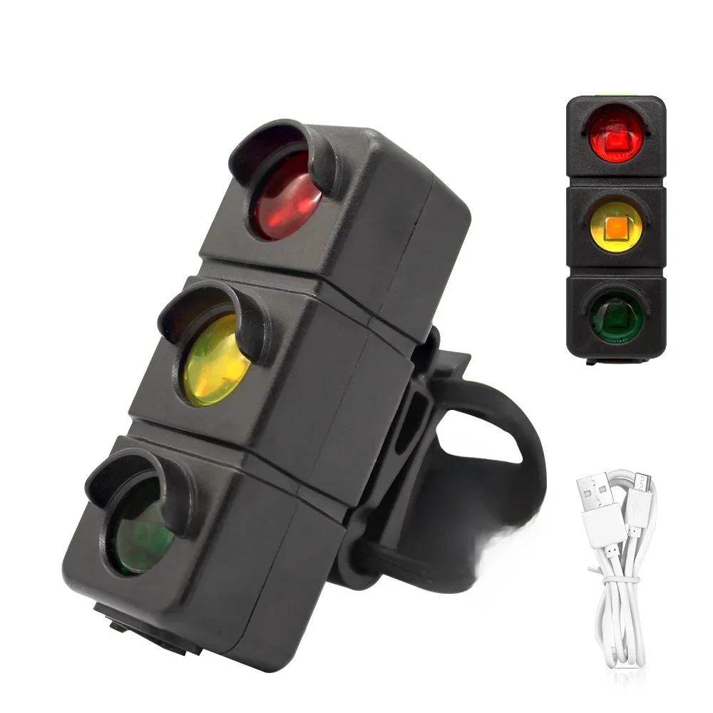 AliExpress NONE USB Rechargeable Led Bike Warning Lamp Red Blue Green Caution Emergency Flash Tail Rear Lights for Mtb Bike Seatpost