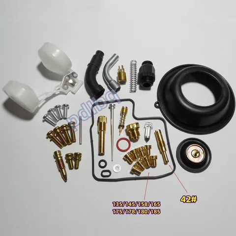 (1 компл./упак.) для Ремонта Карбюратора мотоцикла Honda Shadow VT1100 с вакуумной диафрагмой и поплавком