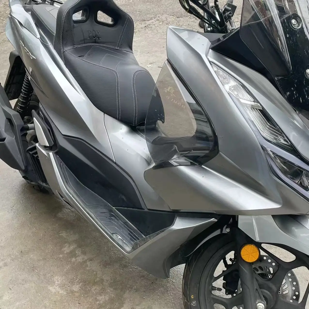 Modified Motorcycle PC front pcx160 left right side leg guard legshield deflectors wind cover for honda pcx160 2021-2024