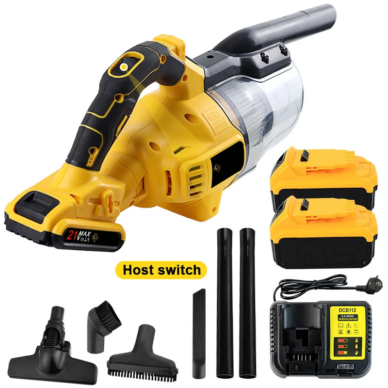 Akku-Staubsauger, industrielle Konstruktion, trockener Haushalts-Handstaubsauger, wiederaufladbare Elektrowerkzeuge für DeWalt 20 V Akku