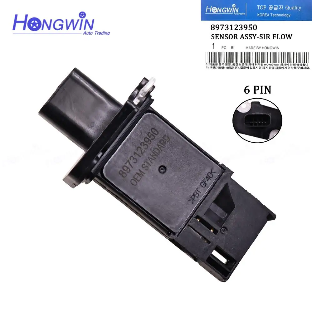 

8973123950 Mass Air Flow Sensor MAF For Isuzu Axiom Rodeo 2004 3.5L V6 3494CC MAF0032 MAS4536 AFH70M39 AFH70M-39 8-97312395-0