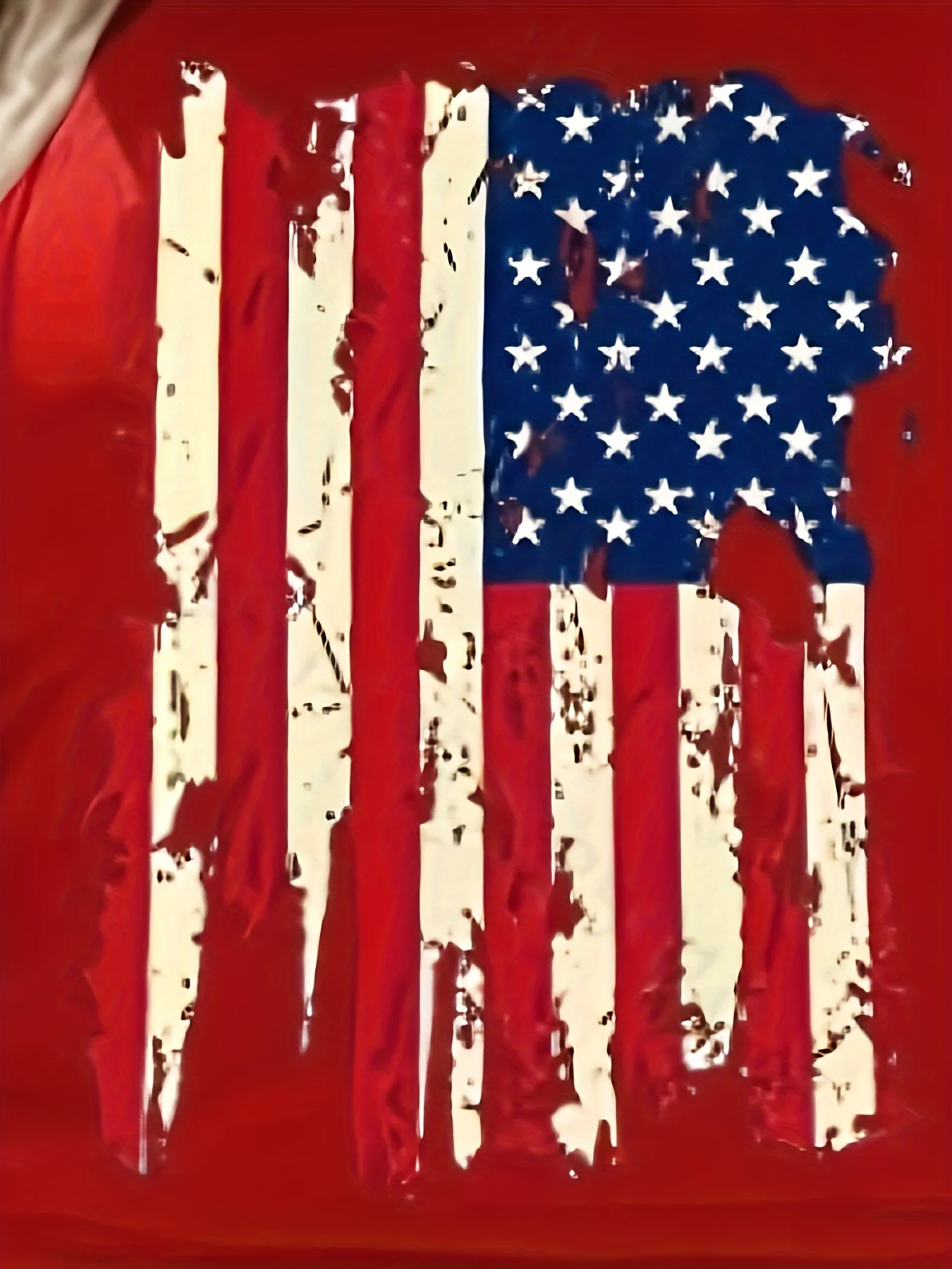 Women's 4th of July Tankini Swimsuit – American Flag Design, Flattering High Neck Fit