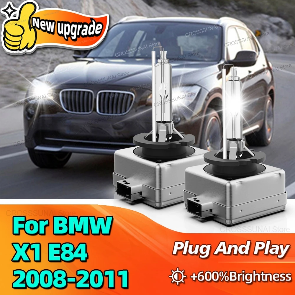 

35W ксеноновые лампы 6000K для авто, замена HID, 20000 лм, яркие фары 6000K для BMW X1 E84 2008 2009 2010 2011