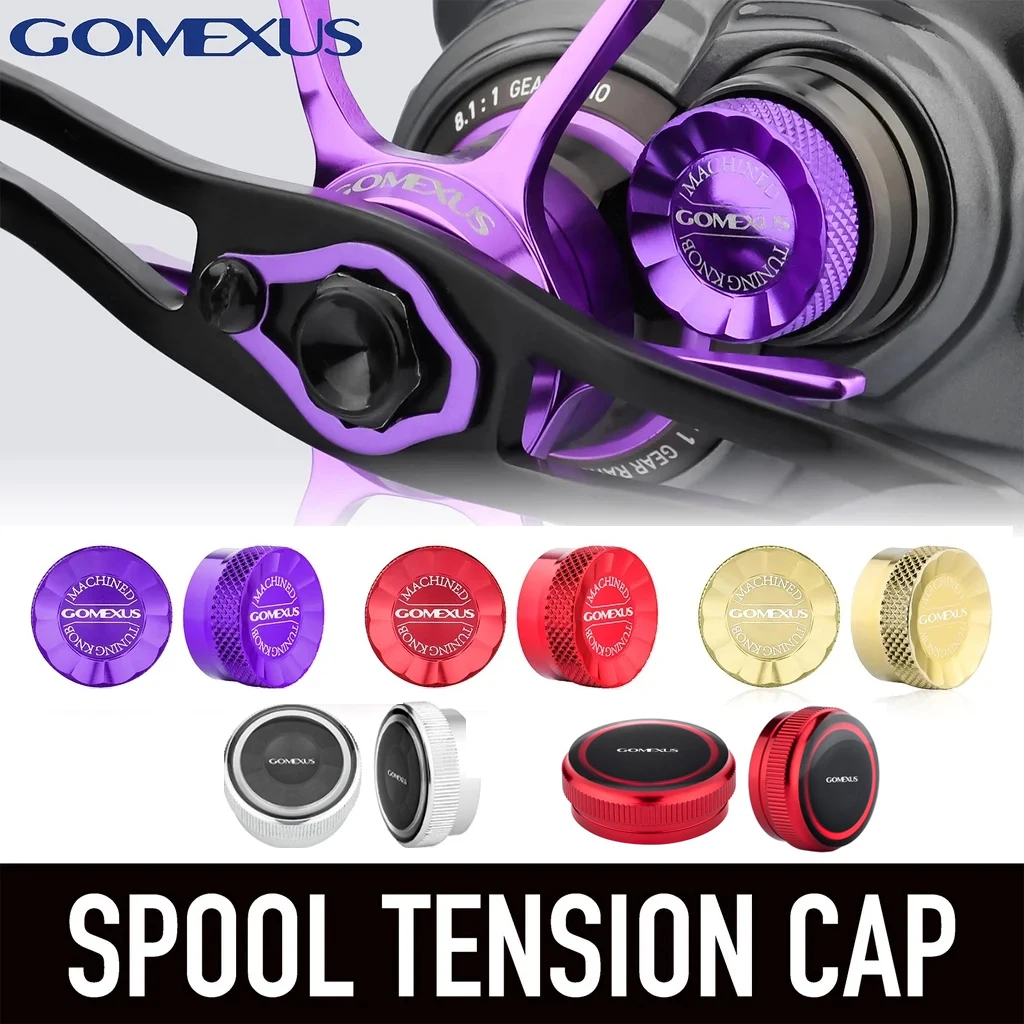 

Gomexus Spool Tension knob Cap For Shimano Daiwa Tatula Steez zillion alphas Baitcasting Fishing Reel Mechanical Brake