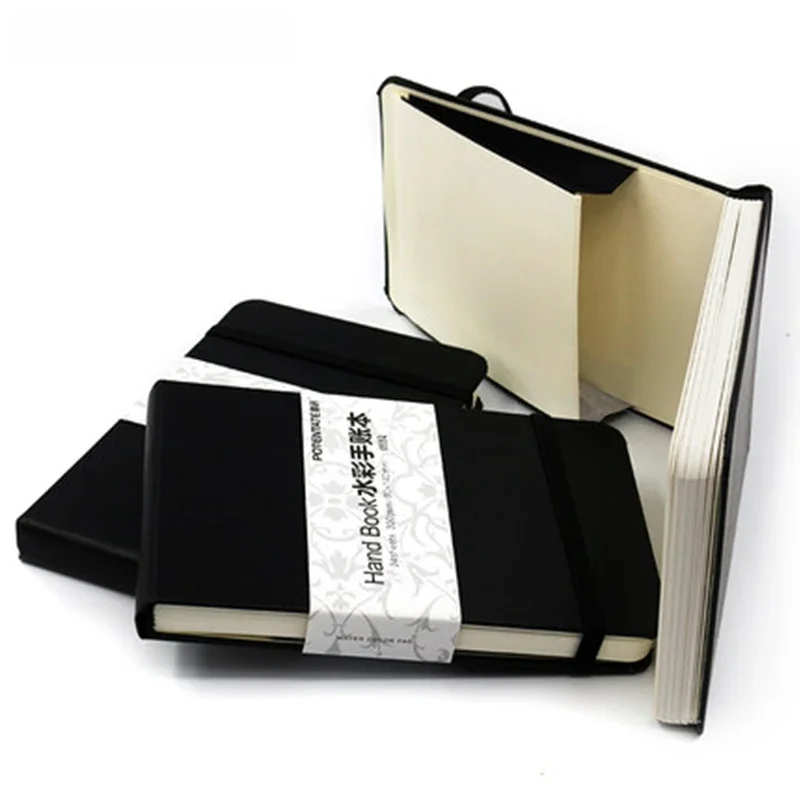 POTENTATE 300gsm 24 arkusze akwarela ręczna księga konta/blok/papierowy notatnik do szkicowania akwarela podręcznik artystyczny szkicownik/papier — zdjęcie produktu 7