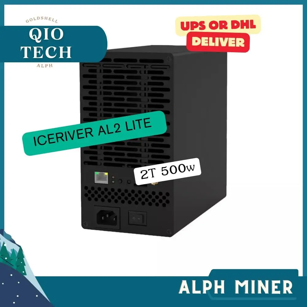 SH BUY 2 GET 1 FREE  IceRiver AL2 Lite 2T 500w Alph Miner Crypto Asic Miner Alephium Miner Include PSU Power Supply in Stock