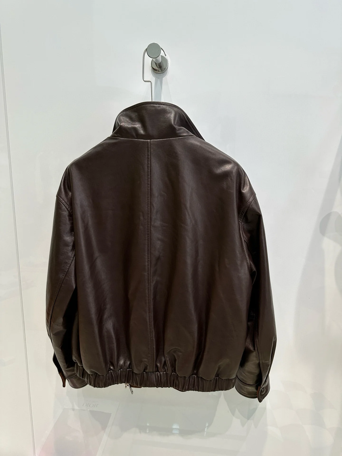 Chaqueta de piel de oveja de cuero genuino de alta gama para mujer elegante de otoño