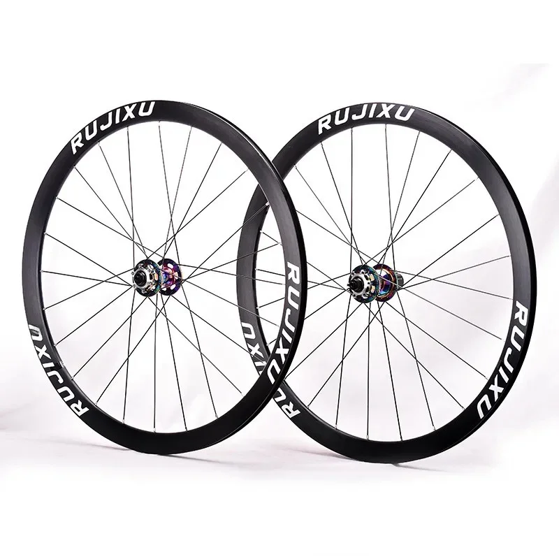 AliExpress RUJIXU 700C Gravel Road Bike Wheelset deep 38 41mm Alu Disc Brake Thru Axle Lightweight Road Bicycle Wheels Road Bike Components