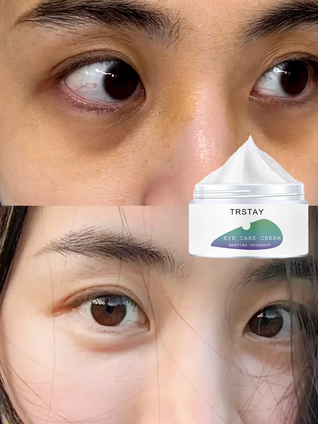 Moisturizing Eye Cream for Dark Circles and Puffiness Fade Away Vanish Lightly Penetrates Repelling Dullness Brightening Eyes wi - Image 3