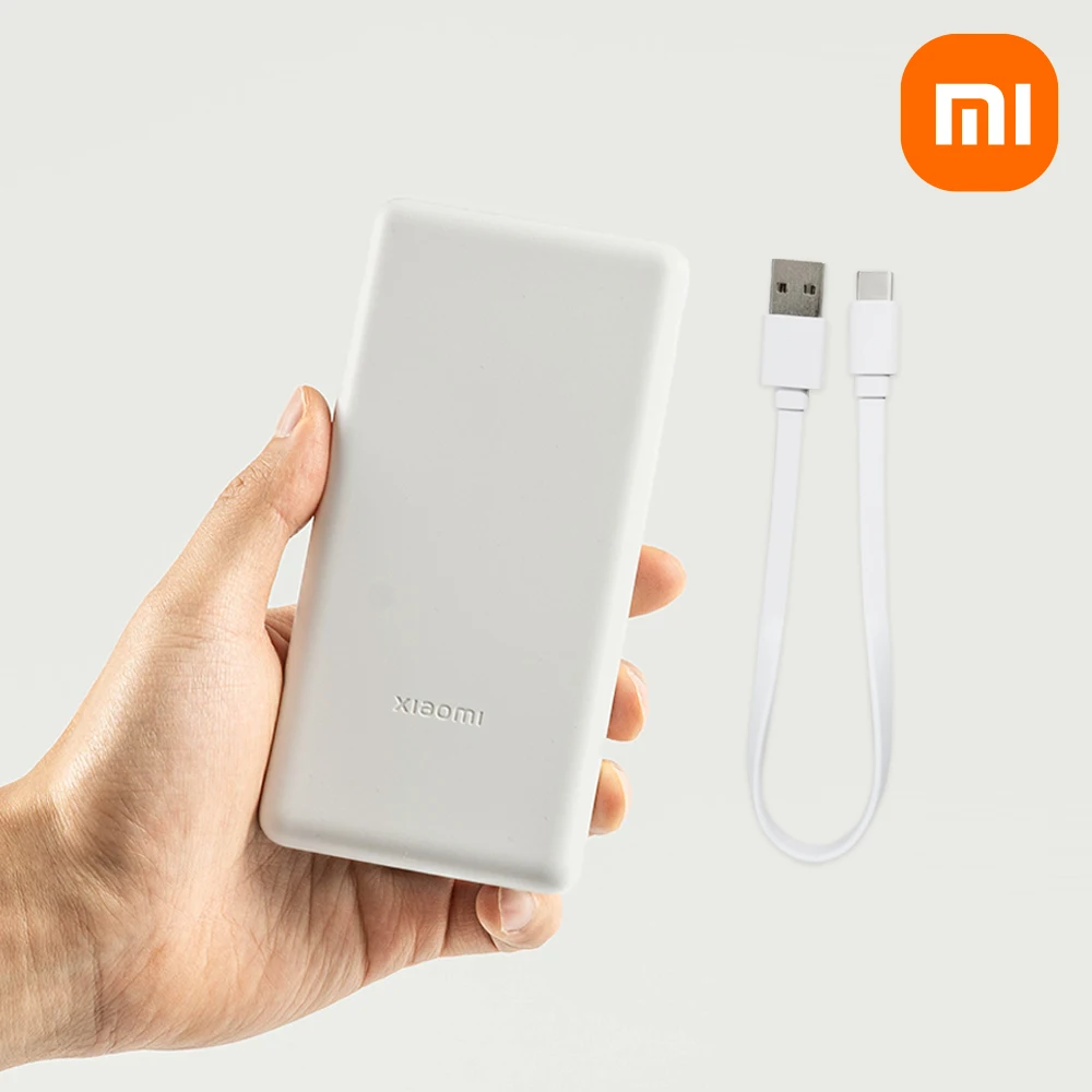 Xiaomi Portable external battery 8generations 10000 Powerbank high capacity ultra fast charging C type Samsung galaxy cell phone Apple iPhone in-flight carry-on auxiliary battery Power bank mini PD battery pack khs