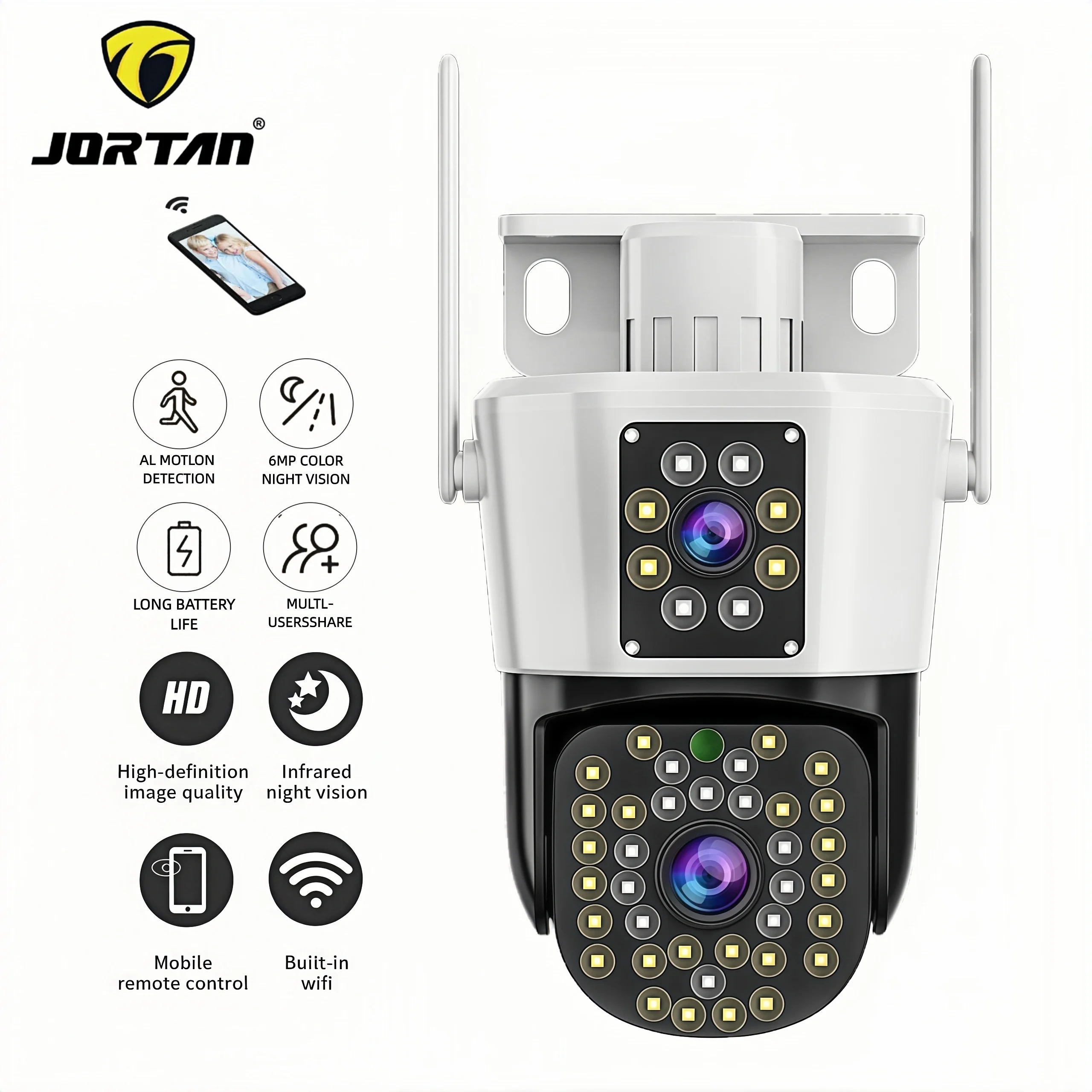 

4K 6MP Webcam CCTV Outdoor Wifi Security Camera External Waterproof Ip Wireless Night Vision 360 ONVIF Video Surveillance Camera