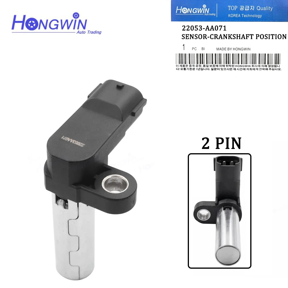 Sensor de posição do virabrequim para Subaru WRX STI Outback Legacy B9 Tribeca 22053-AA070, 22053 AA071, Novo