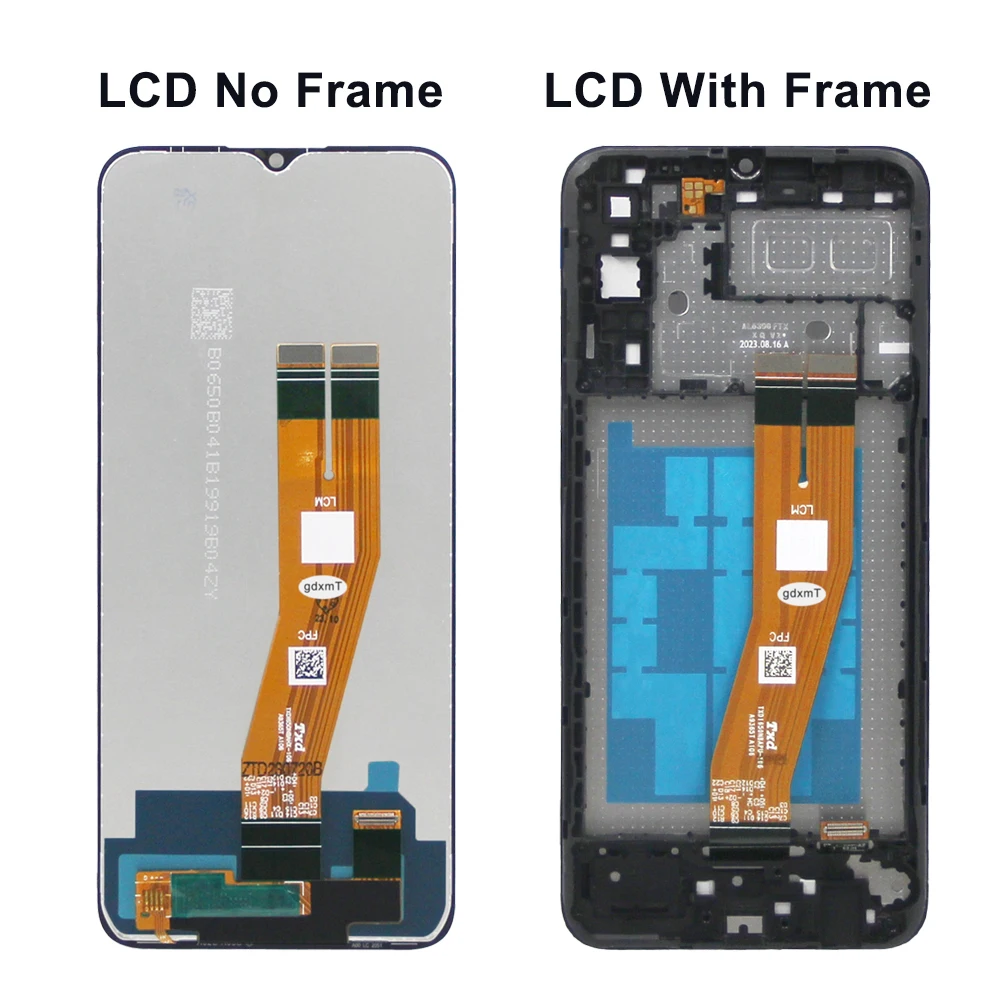 A04E Screen for Samsung Galaxy A04e A042 A042F A042F/DS Lcd Display Digital Touch Screen Assembly with Frame for Samsung A04e