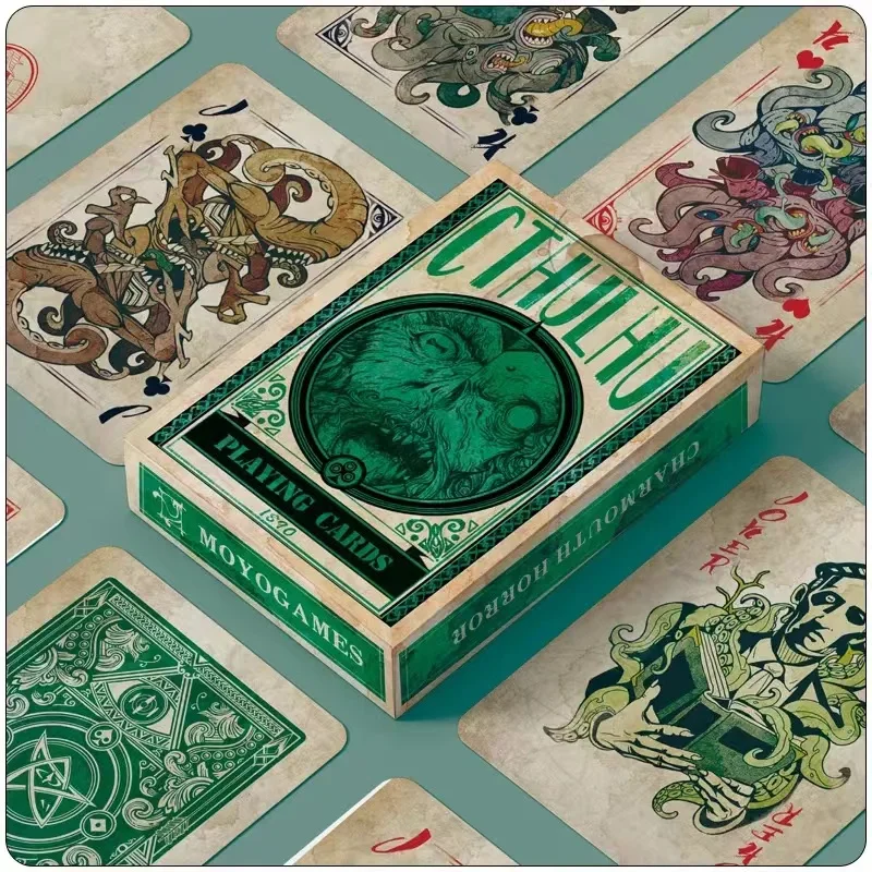 Ктулху Мифы Чармоут тема ужасов Игральные карты Покерные карты Новинка Покерная игра Колода карт Колоды Игры Вечеринка