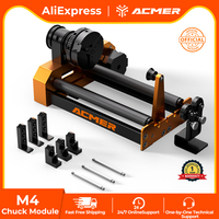 ACMER M4 Chuck Module Rotating Module 4-in-1 Rotary Engraving 360° Rotating for Cylindrical Cans Bottles Sphere Rings Objects