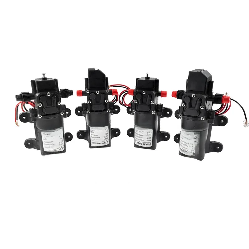 Dobre pompy DC12V 72W 6L/Min mikro elektryczna membrana Reflux pompa wodna automatyczny przełącznik wysokociśnieniowy spray do mycia samochodu — zdjęcie 2