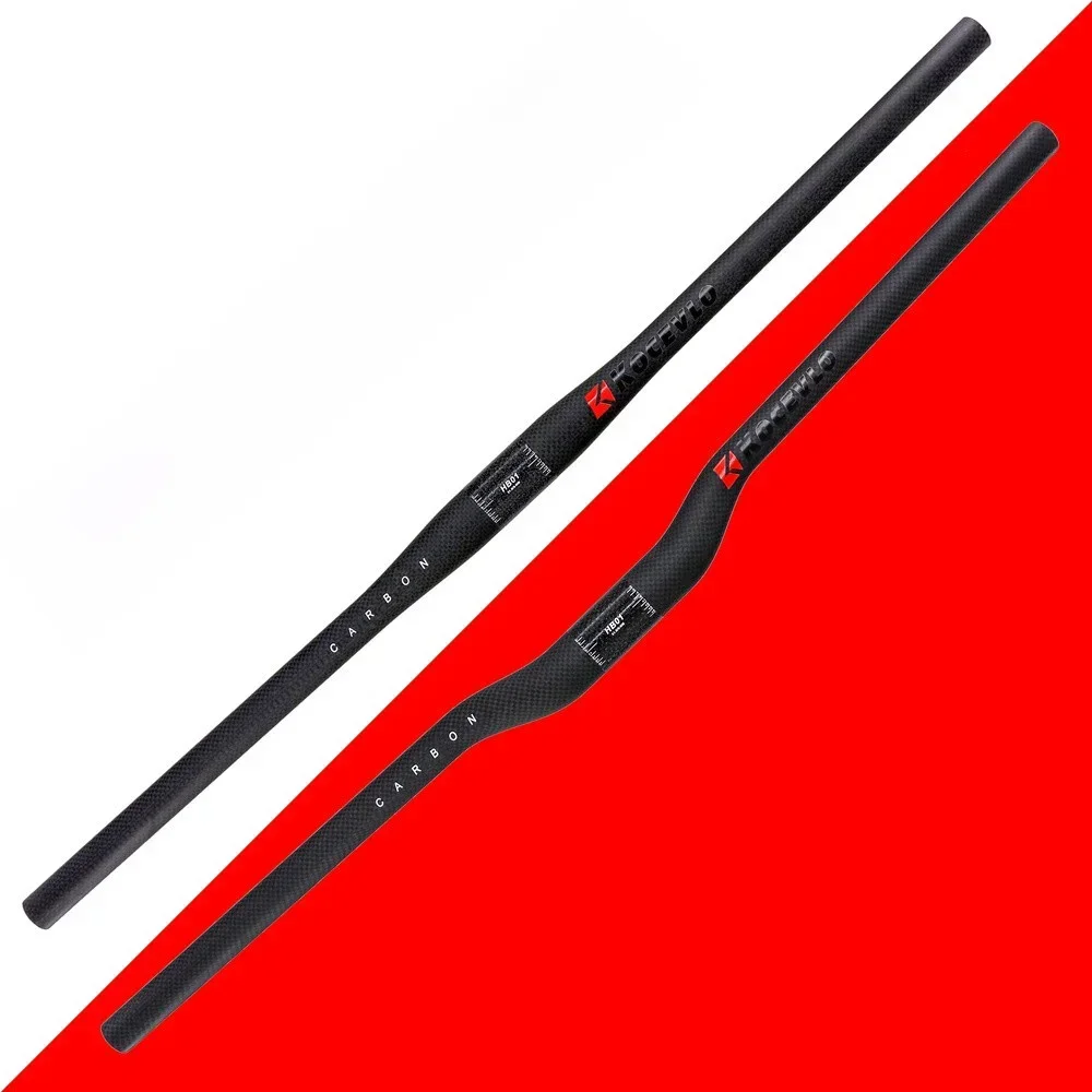 AliExpress kocevlo KOCEVLO Super Light  Mountain bike 3k full carbon handlebar matte carbon bicycle handlebar 31.8mm