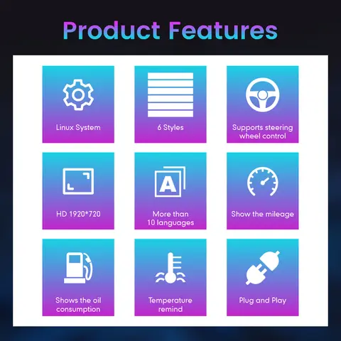 12,3-tums LCD-bil digital instrumentpanel för Toyota 4Runner 2014-2019 virtuell instrumentpanel hastighetsmätare cockpitmätare uppgradering 6 best sales Toyota 4Runner 2008 - №4