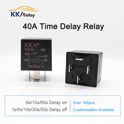 12V Time Delay Relay SPDT SPST Relay, 1s 6s 10s 30s 1min second Delay on Relay, Programmable Delay on Delay Off Relay