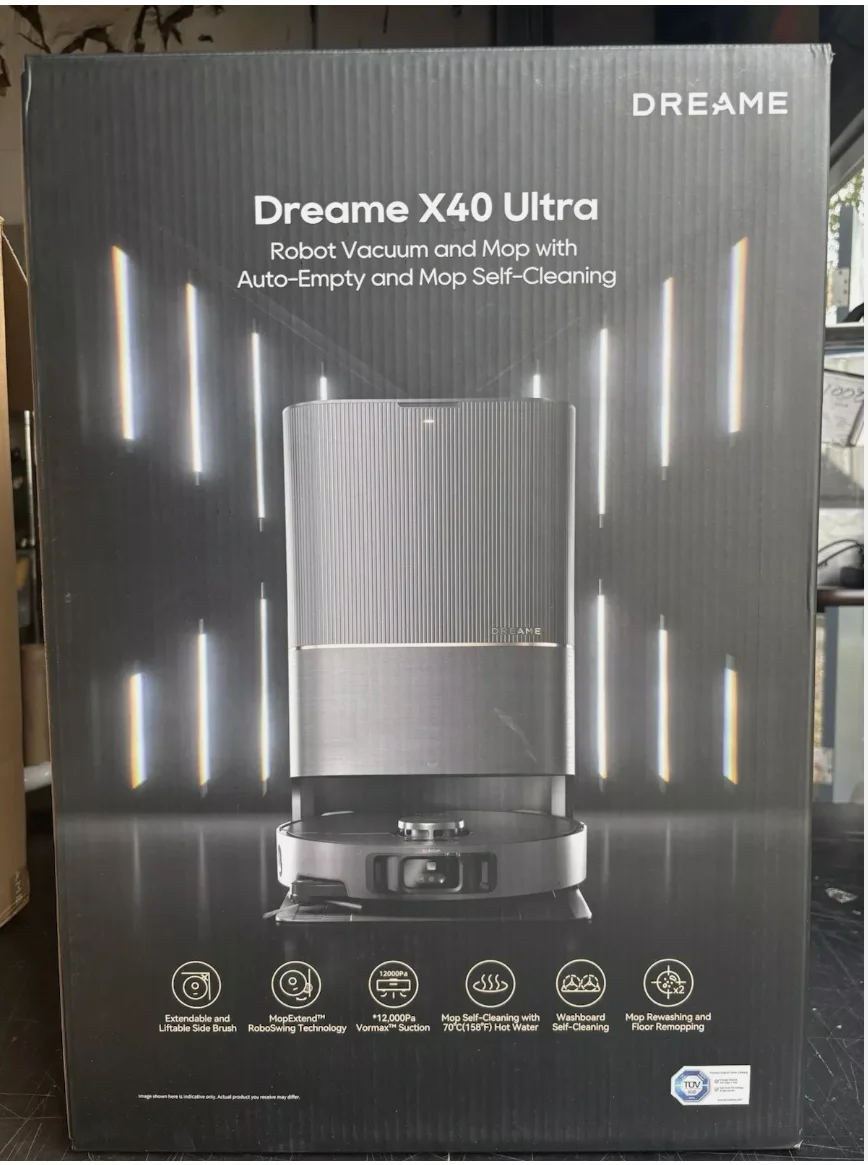 Dreame-aspiradora robótica X40 Ultra, fregona extraíble y elevable, nuevo, gran descuento