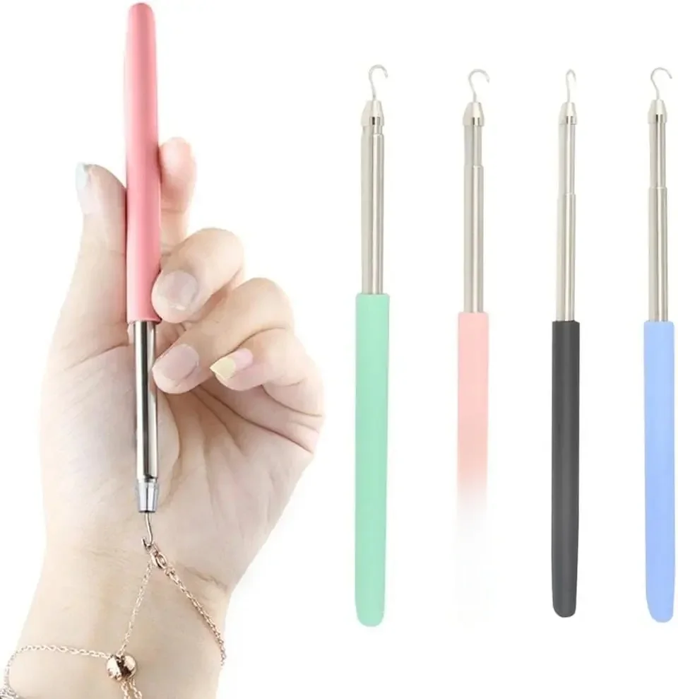 Crochet à outils pour bijoux, Bracelet, collier, attache, Bracelet de montre, fermoir d'aide, aide à l'usure, dispositif de suspension, 1 pièce