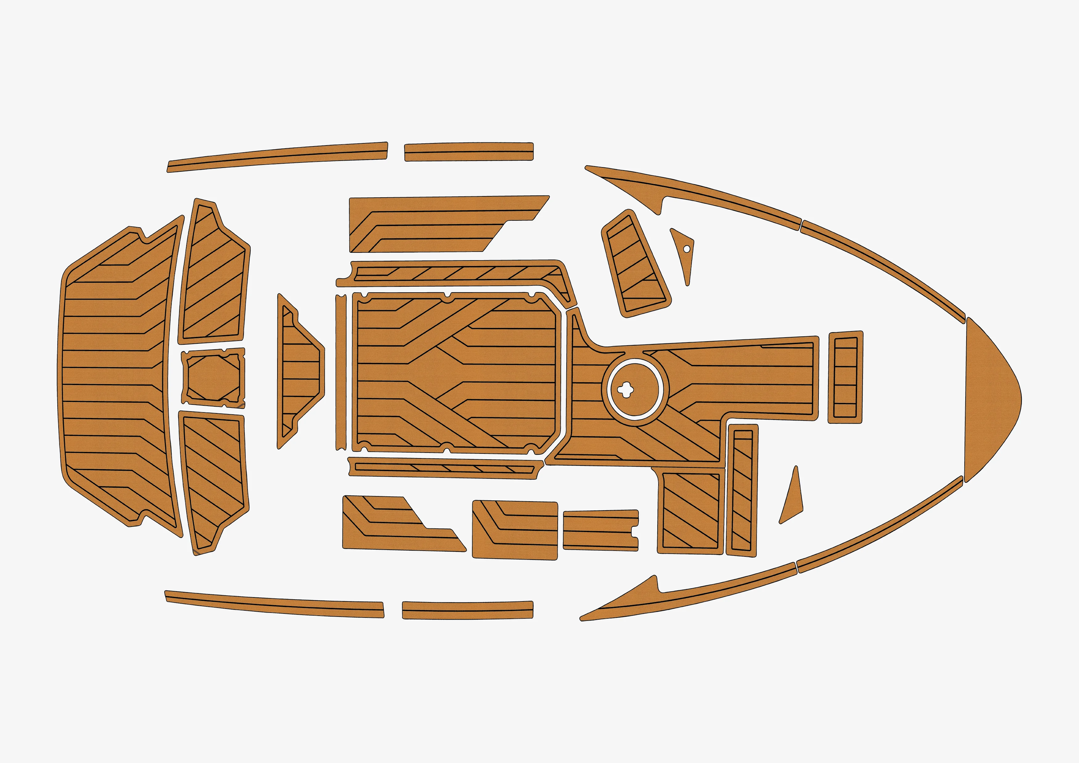 Eva foam Fuax teak seadek marine floor For2017-2018 malibu 21 vlx Cockpit Swim platform bow 1/4