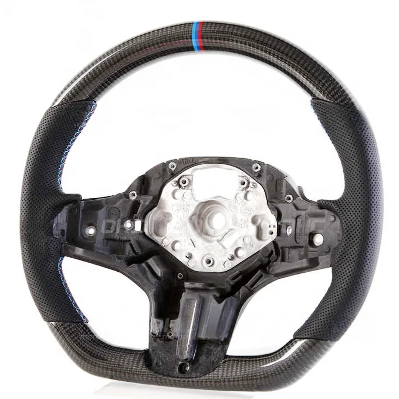 Auto Interior Refit Carbon Fiber Steering Wheel Sport Racing Design For BMW G05 G06 X5 X6