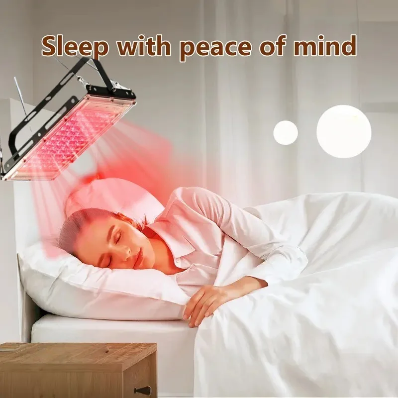 96 LED Red Light Therapy Panel USB Powered 180° Adjustable Phototherapy Lamp for Face Body Skin Beauty Muscle Recovery Joint Comfort Relaxation Home Spa Wellness Portable Light Therapy Device 23.5×14cm view 3