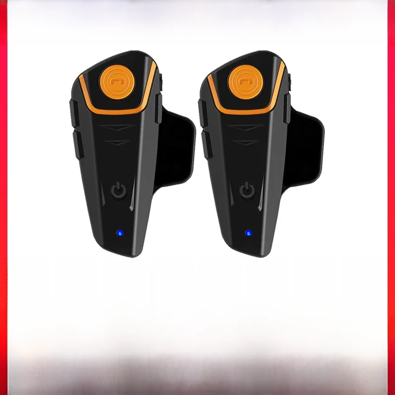 BT-S2NS Motorrad Bluetooth-Kompatibel Helm Headset Intercom Wasserdichte Multi Interphone FM MP3 1000M Intercomunicador