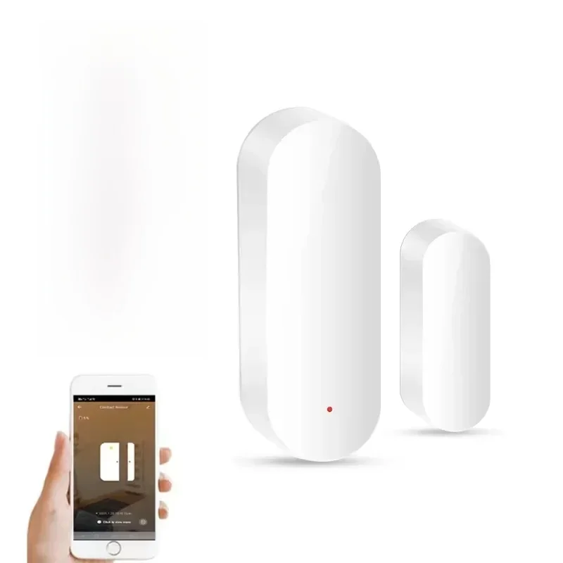 Tuya Smart WiFi Türsensor Smart Home Öffnen Schließen Detektor Smartlife App Steuerungsbenachrichtigung Kompatibel mit Alexa Google Home