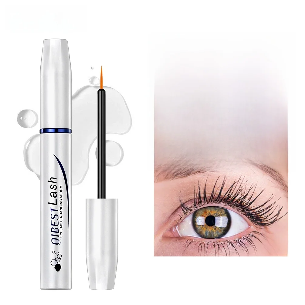 QIBEST – sérum de croissance rapide pour cils, liquide hydratant, rehausseur de cils, maquillage allongé, cils plus complets, cosmétiques