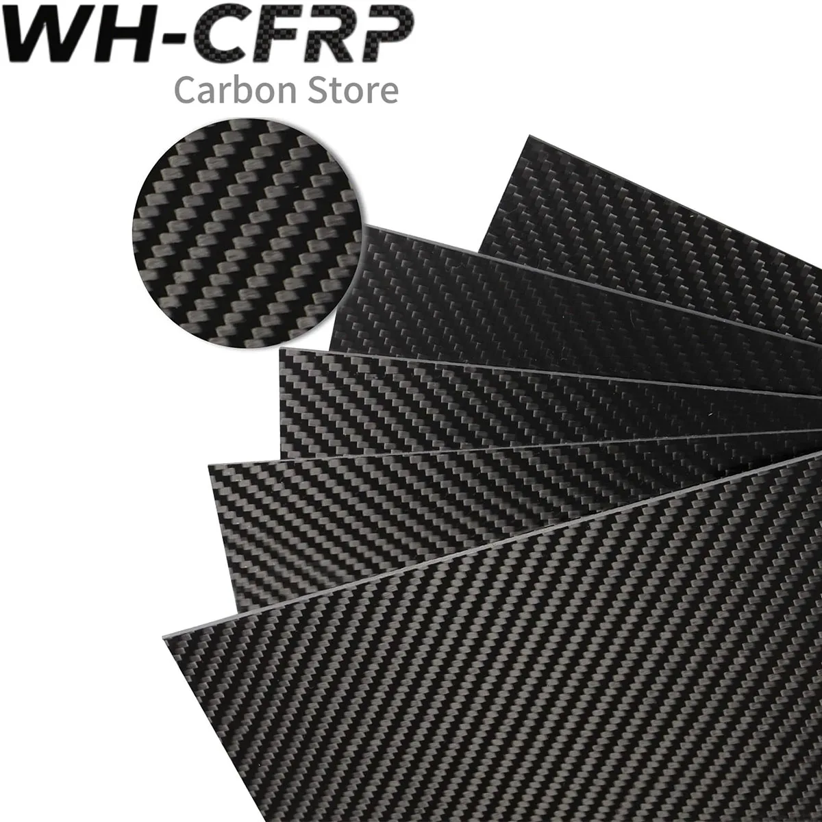 

100mm X 250mm 1mm 2mm 3mm 3K Carbon Fiber Plate Panel Sheets Matte High Composite Hardness Material