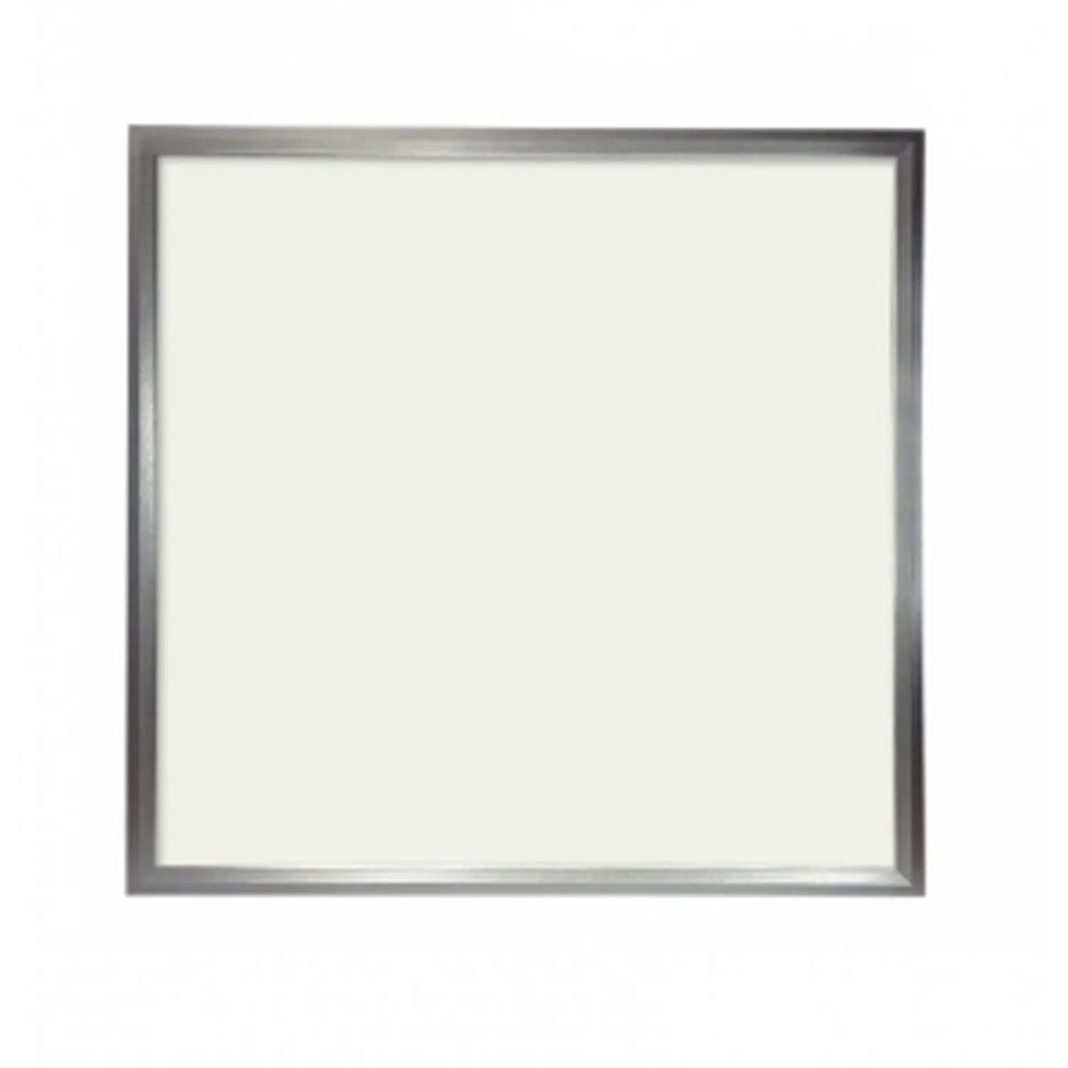 Painel de LED branco quente, moldura de prata, driver incluído, 4100 LUMENS, 3000K, 60x60cm, 48W