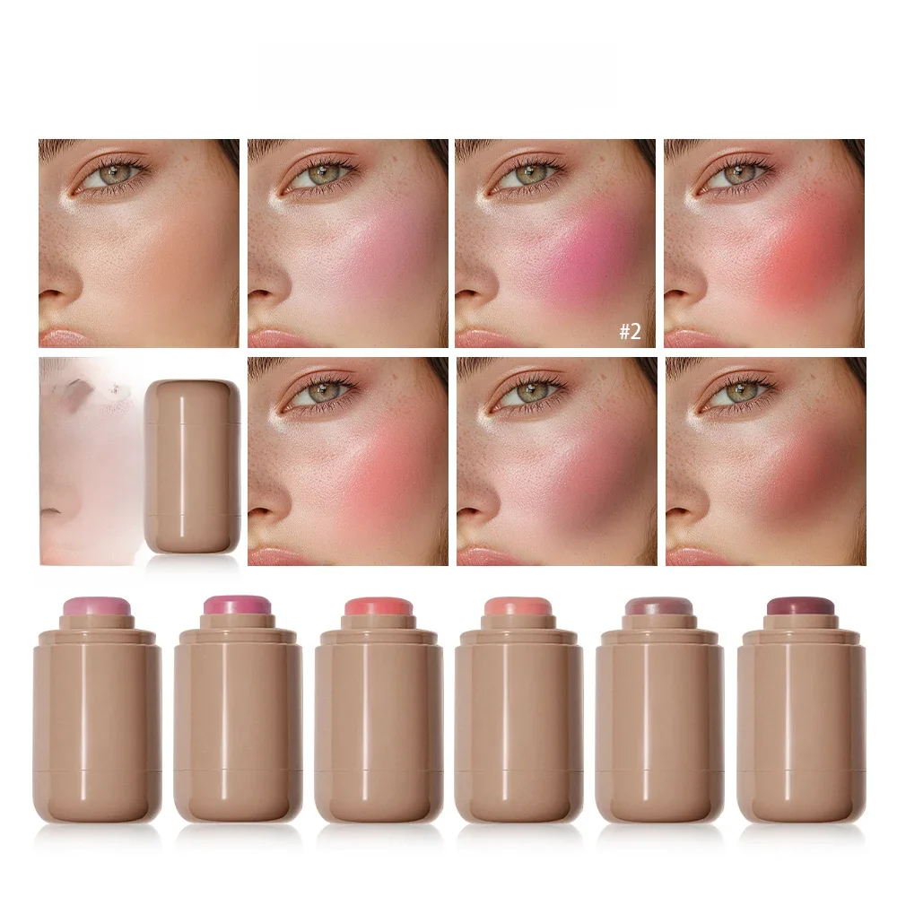rhode Blush Stick Durável Ilumina Facial Bochecha Vara 3-em 1 Hidratante Flash Lip Gloss Maquiagem