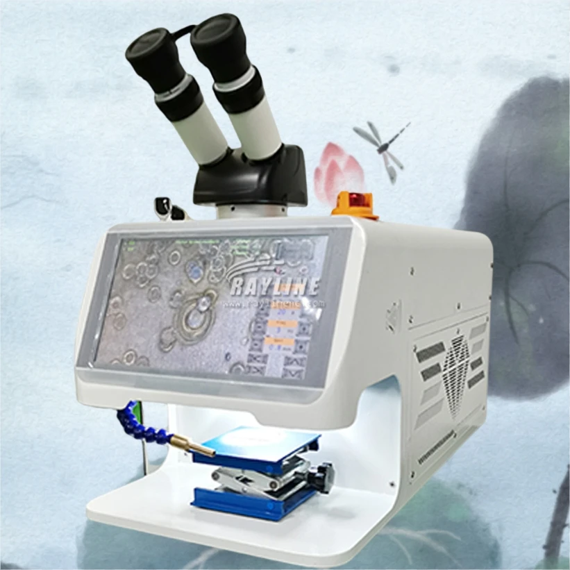 Large Touch Screen Portable Desktop 60W 150W 200W Jewelry Laser Welding Machine Gold Silver Laser Welder For  Dental