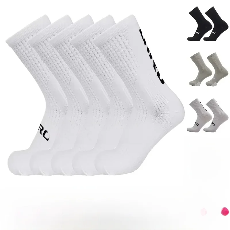 AliExpress NONE 5 Pairs Men Cycling Socks Biking Sport Sock Sweat Absorbent Breathable Compression Soccer Socks Road Bike Sock Cycling Socks Man