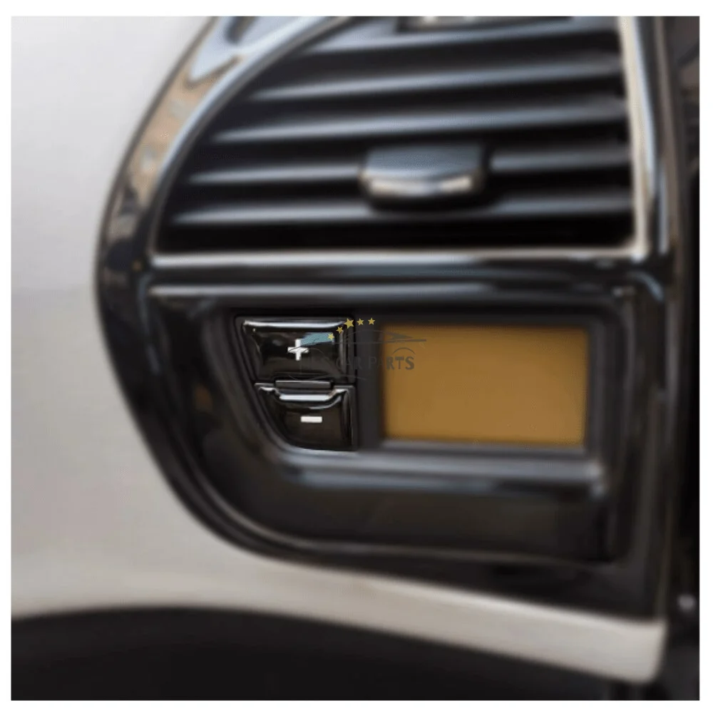Button Sticker for C4 Grand Picasso 2007-2012 Models Black Color Climate Control Panel Replacement Renovation Set Free Shipping