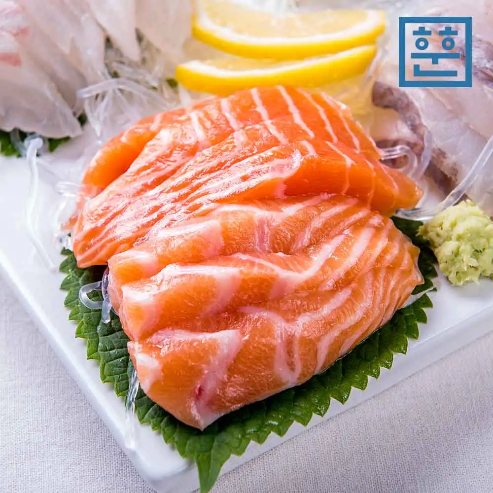 [훈훈수산] 노르웨이 생연어 슈페리어등급 (연어회, 스테이크, 초밥용)