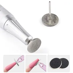 Diamond Metal Drill Bits Pedicure Disc Bit for Dead Skin Callus Electric Foot File Callus Remover 20mm Shaft for Nail Salon