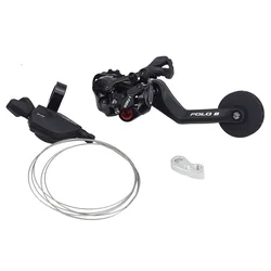 LTWOO Rear Chain Tensioner Derailleur 5 to 9 Speed Compatible for Brompton Pikes Folding 3sixty Bikes Upgrade External Wheels