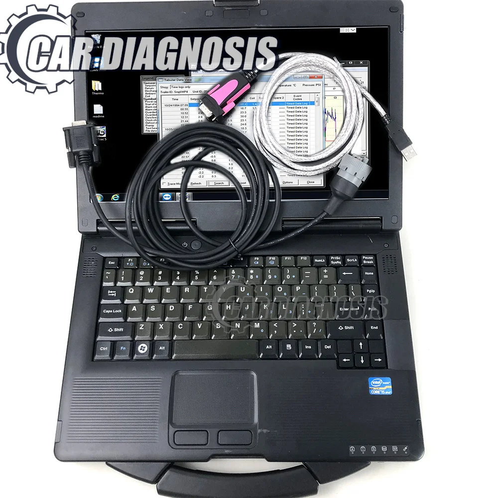 for Thermo King Diagnostic Connector Cable Wintrac software forklift truck trailer Diagnostic Tool DAS with cf53 laptop