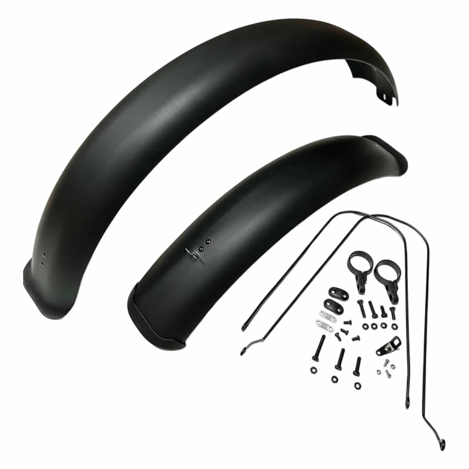 Snow Bike Fender Set Wide Fat Tire Bicycle Front Rear Mud Guard Cycling Accessory For Beach Snow Mountain Bike