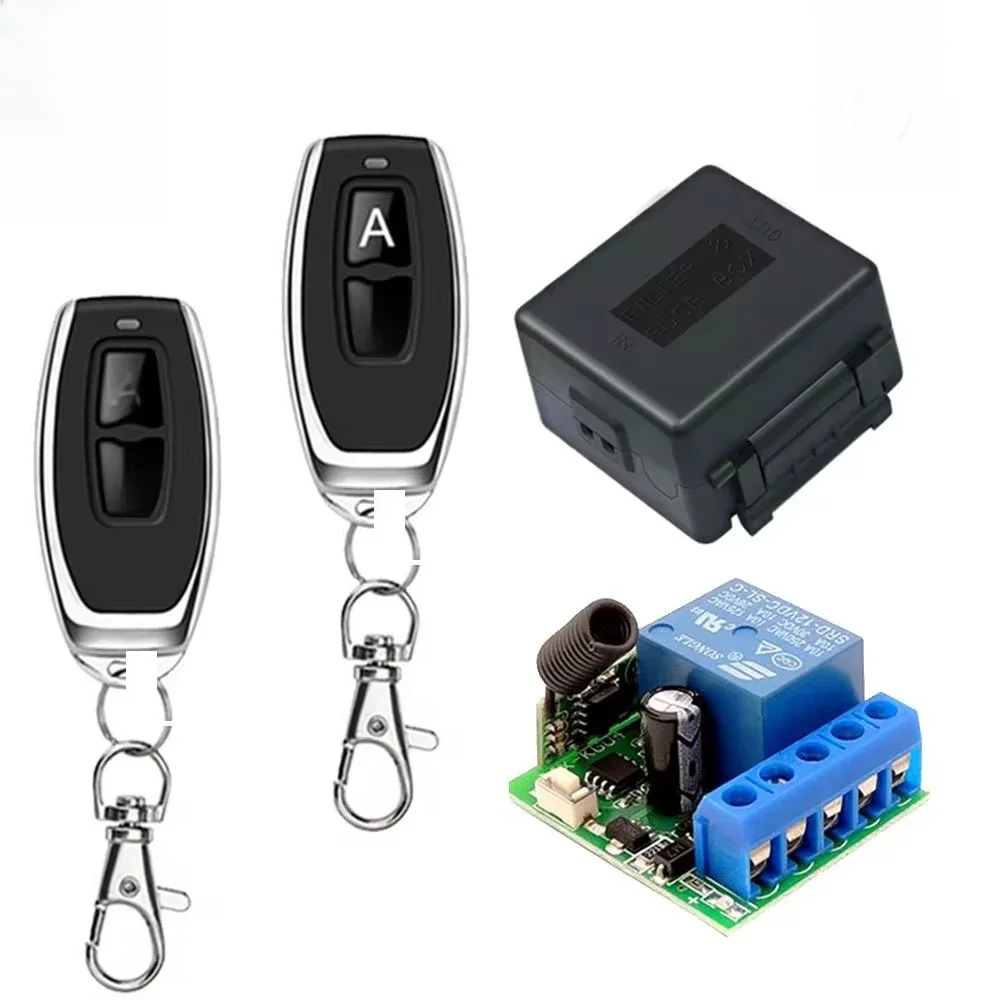 RF433Mhz pilot bezprzewodowy przełącznik DC 12V 1CH RF 10A odbiornik przekaźnikowy i nadajnik AB do zamka elektromagnetycznego drzwi — zdjęcie produktu 7