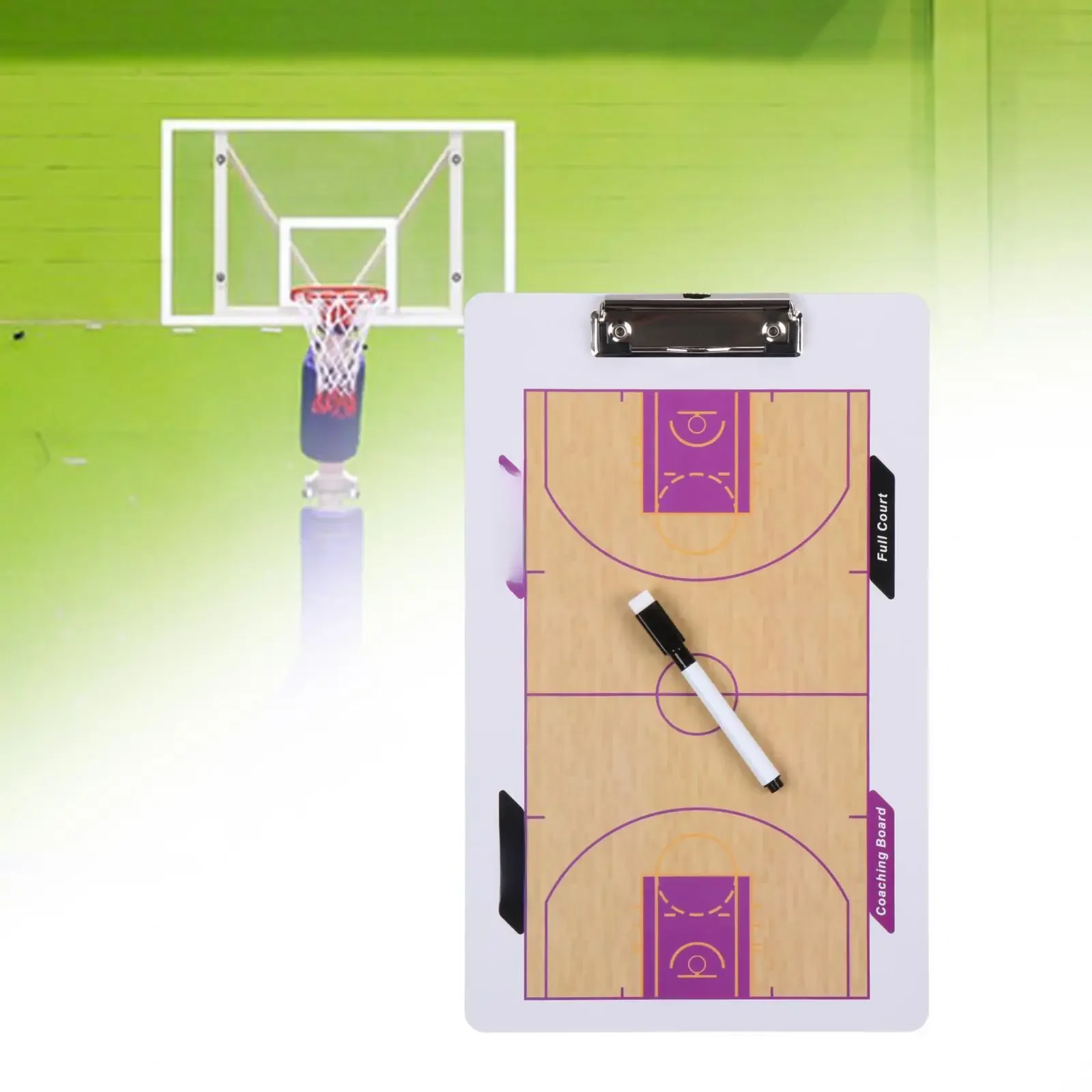 Planches d'Entraînement de Basket-Ball Réinscriptibles et Effaçables, Outil Portable de Guidage et d'Entraînement, Équipement d'Arbitres de Hockey sur Glace