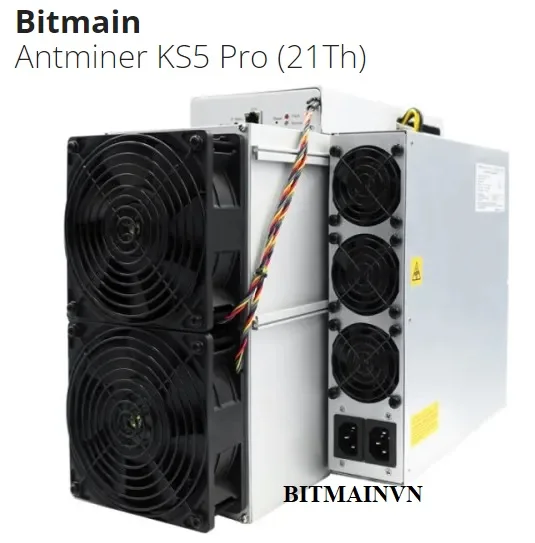 جهاز تعدين DC Bitmain KAS KS5 PRO - 21 TH/s - 3150 وات