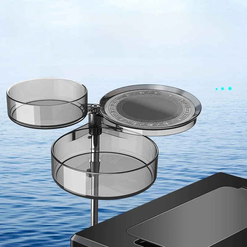 Bol à poisson plaque d'appât 3 en 1, plateau d'appât, bassin, boîte de nourriture pour poisson, bol solide, boîte de rangement de leurres magnétique complète, accessoires de pêche