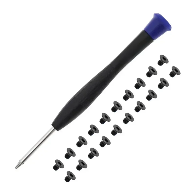 Vis de réparation d'ordinateur portable en acier inoxydable, 20 pièces, Torx T5, boîtier inférieur d'ordinateur portable, vis M2x3 pour Razer STEALTH 13.3 'lame 15